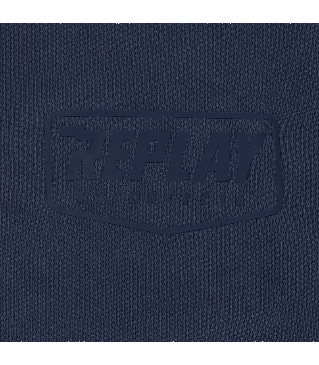 REPLAY MOTORCYCLE ガーメントダイ ロゴプリントTシャツ 詳細画像 インデイゴ 4